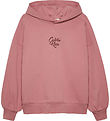 Calvin Klein Kapuzenpullover - Skript-Logo-Grafik - Brandied Apr