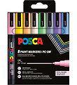 Posca Markers - PC-3M - 8 pcs - Pastel Colours