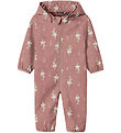 Name It Softshell Suit w. Fleece - NbnAlfa08 - Woodrose/Bunny