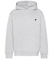 Grunt Hoodie - Grey - Snow Melange