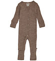 Müsli Jumpsuit - Rib - Woolly - Wool - Walnut Melange