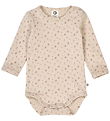 Müsli Bodysuit l/s - Aster - Oak/Nostalgia Rose/Beige