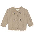 Minymo Cardigan Knit - Beige Melange