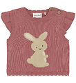 Minymo Waistcoat Knit - Withered Rose