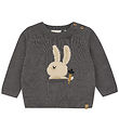 Minymo Blouse Knit - Dark Gold Grey