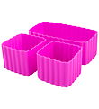MontiiCo Inserts - 3-Pack - Bento Cups - Silicone - Fuchsia