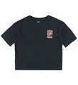 Roxy T-shirt - Eve Oversize - Anthracite w. Print