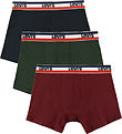 Levis Boxershorts - 3-pack - Rød/Svart/Grønn