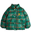 Mini Rodini Steppjacke - Tagesdecke - Grün/Rot Kariert