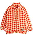 Mini Rodini Fleece Jacket - Gingham - Red/White Check