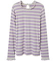 Name It Blouse - NkfPrakula - Lavendula/Bright White
