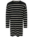 Kids Only Dress - Knitted - Rib - KogIbi - Black/Whitecap Grey