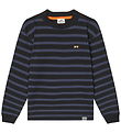 Mads Nørgaard Blússa - Jersey Stripe Carlito - Parísarnótt/Svört