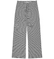 Pantalon Mads Nørgaard - Rib - Stripe Verona - Black/Vanilla Ice