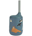 Liewood Mugg m. Sugrör - Silikon - Ellis - Arctic Sea/Ocean Vie