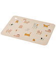 Liewood Placemat - Silicone - Jude - Cats Duck Dogs/Sandy