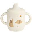 Liewood Mugg m. Pip - Neil Sippy Cup - Silikon - Elephant/Creme