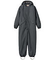 Wheat Rainsuit w. Termo - PU - Aiko - Greyblue