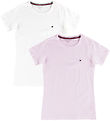 Tommy Hilfiger T-shirt - 2-Pack - White/Light Pink