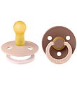 BIBS Colour Nappar - Stl. 2 - 2-pack - Rund - Blush Skogsmurmeld