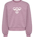 Hummel Sweatshirt - HmlJR Mouse - Lavender Mist/Glitter
