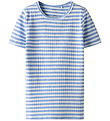 Name It T-Shirt - Rib - NkfSuraja - Serenity/Bright White