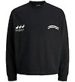 Jack & Jones Sweatshirt - JcoSignal - Black