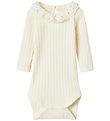 Name It Bodysuit l/s - Rib - NbfNisja - Cloud Dancer