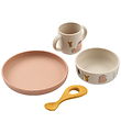 Set de Vaisselle Liewood - Silicone - 4 Parties - Vivi - Chats C