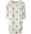 Lil' Atelier Bodysuit l/s - NbfLayo - Coconut Milk