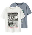 Name It Blouse - 2-Pack - NkmVoto - Tradewinds/Cloud Dancer/Basq