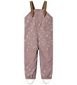 Name It Softshell Pants w. Fleece/Suspenders - NmfAlfa08 - Woodr