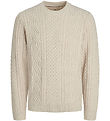 Jack & Jones Blouse - Knitted - JprBlusean - Silver Lining/Melan