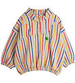 Mini Rodini Sweatshirt - Clover - Grey w. Stripes