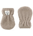 Mini A Ture Mittens - Teddy Fleece - MatWolmer - Grey Brown