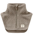Mini A Ture Neck Warmer - Teddy Fleece - MatAkton - Grey Brown