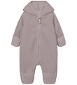 Mini A Ture Fleeceoverall - MatAdel - Zink Purple