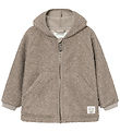 Mini A Ture Fleece Jas - FoodLiff - Grey Brown