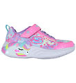 Chaussures av. Lumières Skechers - Unicorn Rêves - Rose/Multi