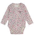 Hummel Bodysuit l/s - hmlMini Flower - Pink Nectar