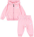 Nike Sweat Set - Cardigan/Sweatpants - Medium+ Soft Pink