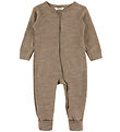 Joha Jumpsuit - Wool/Silk - Beige Melange