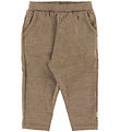 Joha Trousers - Wool/Silk - Beige Melange