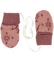 Joha Mittens - Wool - Rose