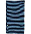 Joha Tube Scarf - Wool - Blue w. Stripes