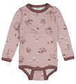 Joha Romper l/s - Wol/Bamboe - Roze