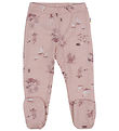 Joha Leggings m. Voet - Wol/Bamboe - Roze