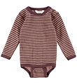Joha Bodysuit l/s - Wool - Rose
