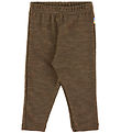 Joha Leggings - Wool/Silk - Brown Melange