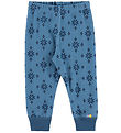 Joha Leggings - ull - Blátt